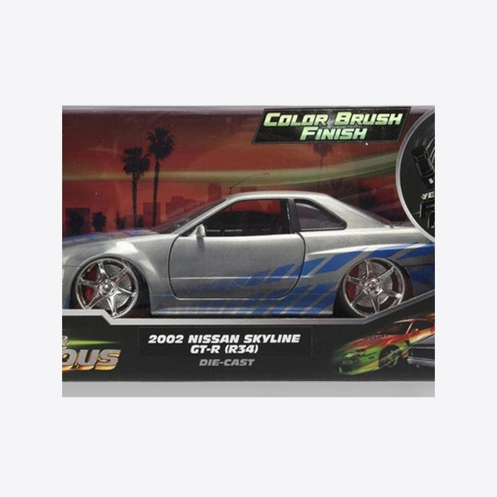 Jada Toys Coche Nissan Skyline GT-R 2002 Fast and Furious (imagen 6 de 6)