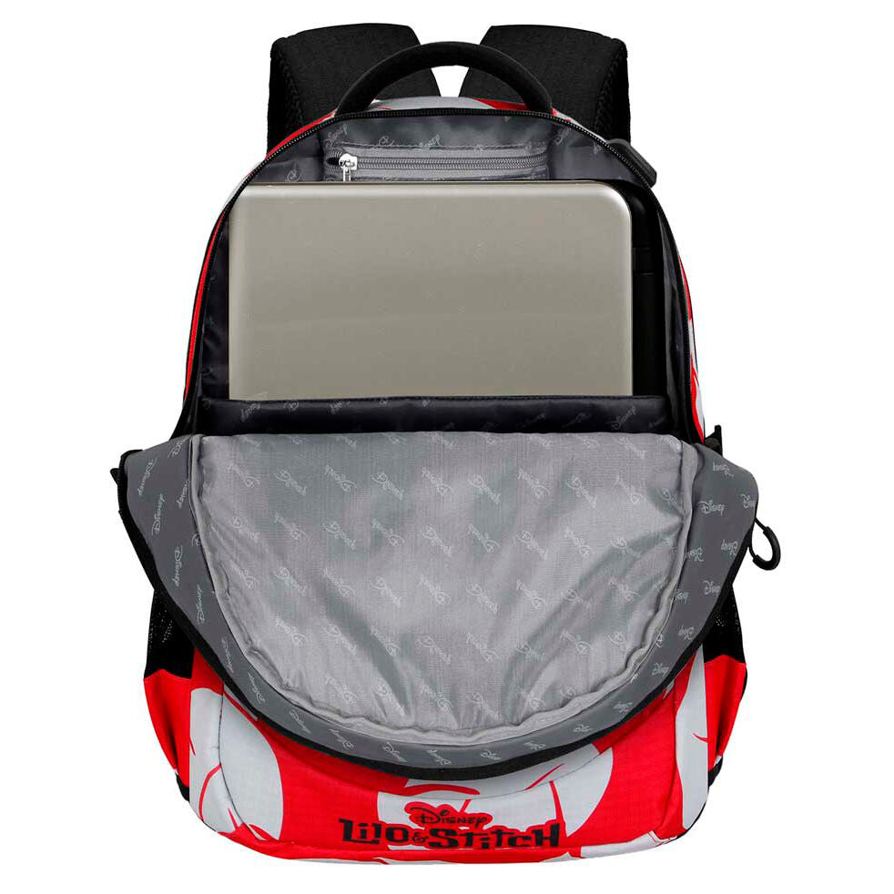 Karactermania Mochila Kiss Stitch Disney 44cm adaptable (imagen 5 de 6)