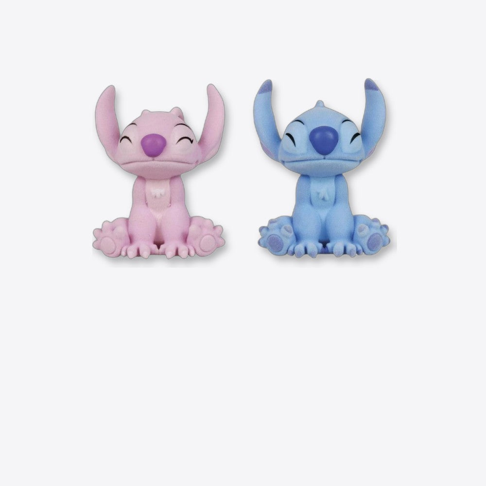 Pack de 2 figuras flocadas enesco disney stitch y angel beso (imagen 6 de 6)