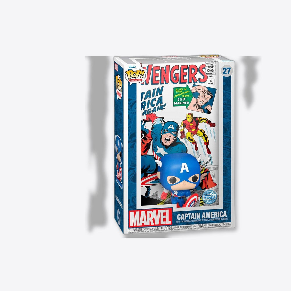 Funko Figura POP Comic Cover Marvel Avengers Capitan America (imagen 5 de 6)