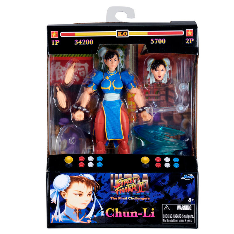 Jada Toys Figura Chun-Li Street Fighter II 15cm (imagen 2 de 2)