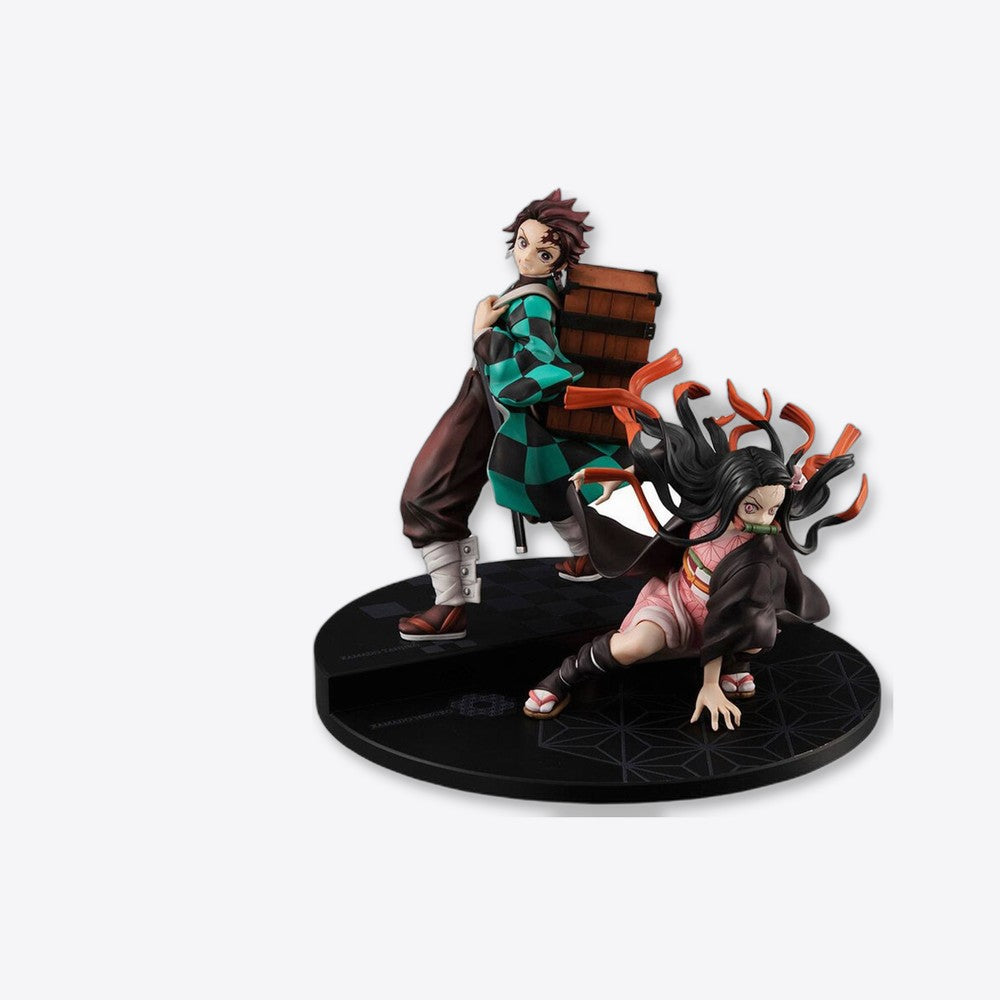 Figura megahouse serie g.e.m. demon slayer kimetsu no yaiba kamado brother & sis (imagen 4 de 6)