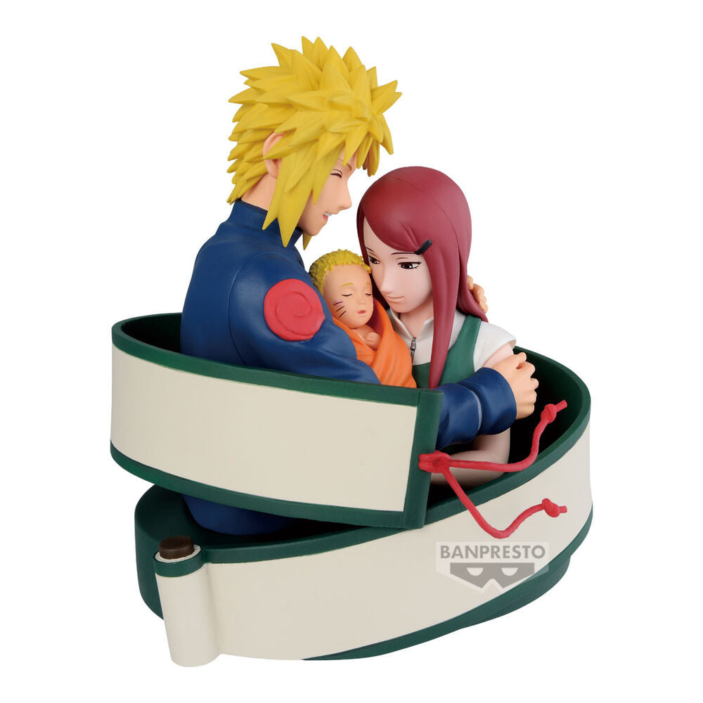 Banpresto Figura Minato, Naruto & Kushina 13cm (imagen 4 de 6)