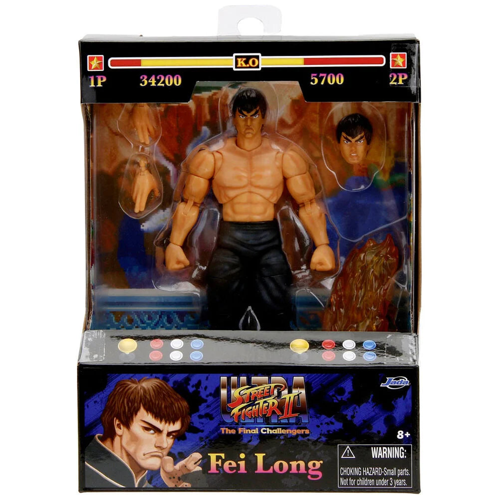 Jada Toys Figura Fei-Long Street Fighter II 15cm