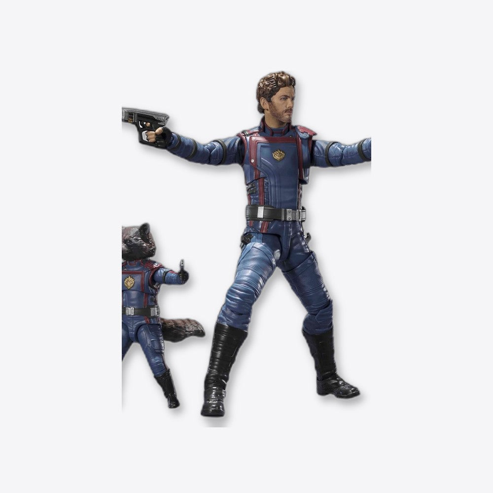 Figura tamashii nations sh figuarts guardianes de la galaxia volumen 3 star lord & rocket raccoon 2 (imagen 5 de 6)