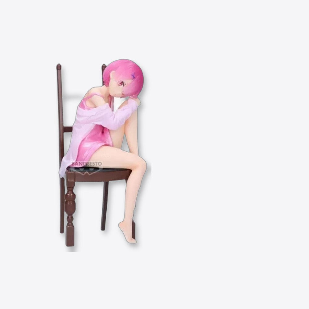 Figura banpresto re: zero starting life in another world relax time ram another color ver. 20cm (imagen 6 de 6)