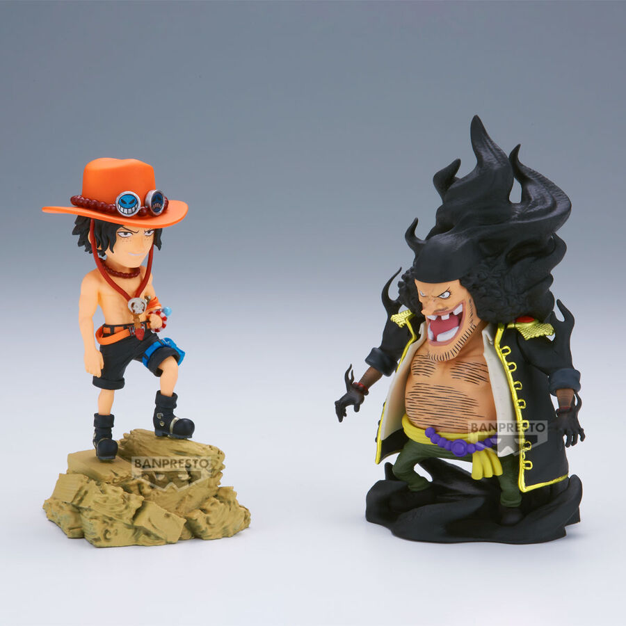 One Piece Figura Ace vs Barbanegra Log Stories Banpresto 8cm