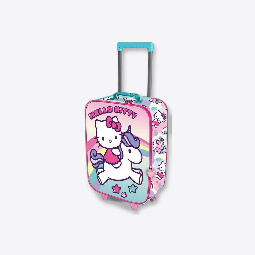 Karactermania Maleta trolley Unicorn Hello Kitty 46cm (imagen 2 de 6)