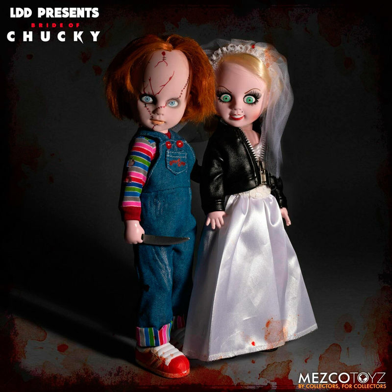Mezco Toyz Set 2 muñecos Chucky and Tifanny Living Dead Dolls 25cm (imagen 8 de 9)