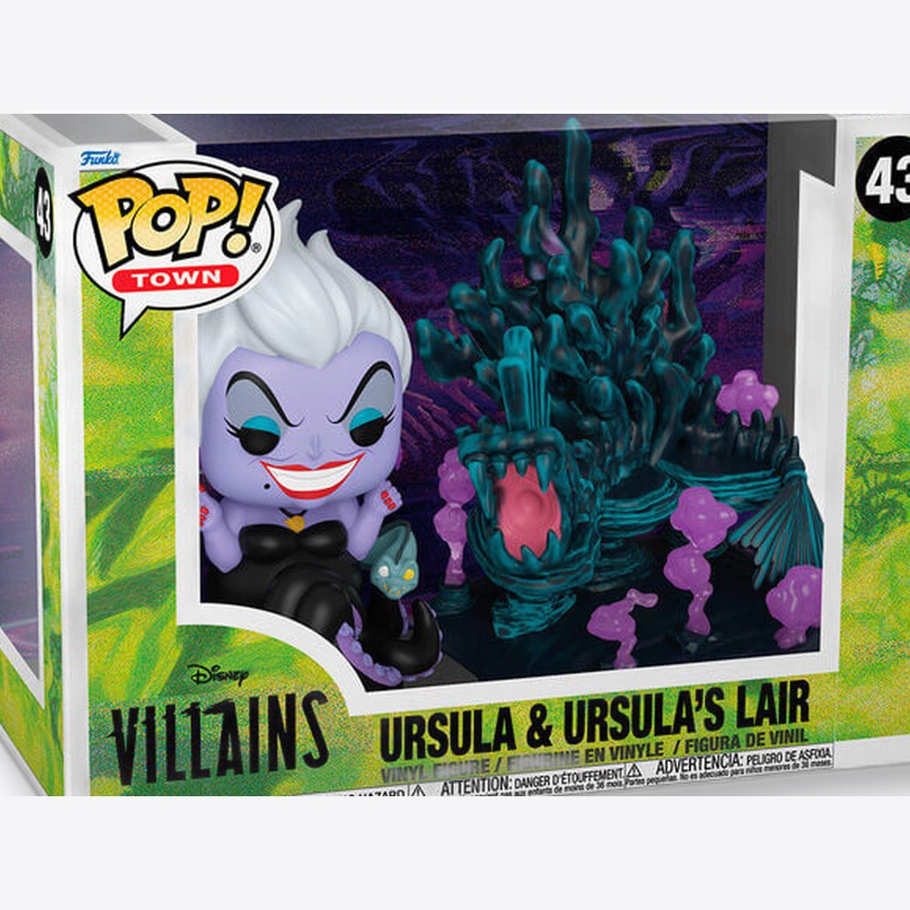 Funko Figura POP Town Disney Villains Ursula & Ursulas Lair (imagen 6 de 6)