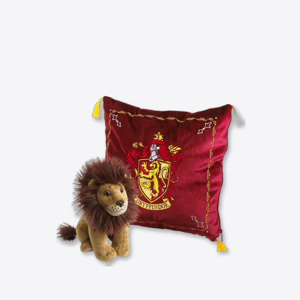 Peluche pack the noble collection harry potter leon mascota gryffindor + cojin gryffindor (imagen 4 de 6)