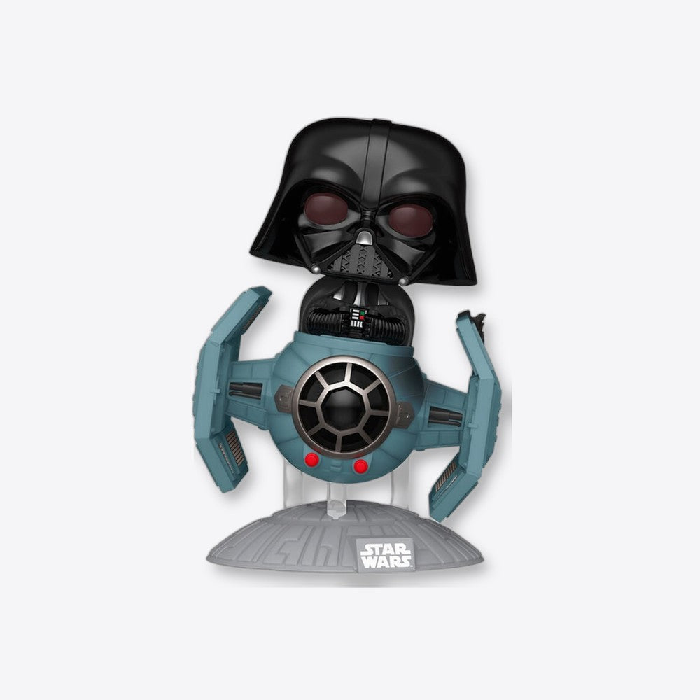 Funko Figura POP Rides Deluxe Star Wars Darth Vader with Tie Advanced Starfighter (imagen 3 de 6)