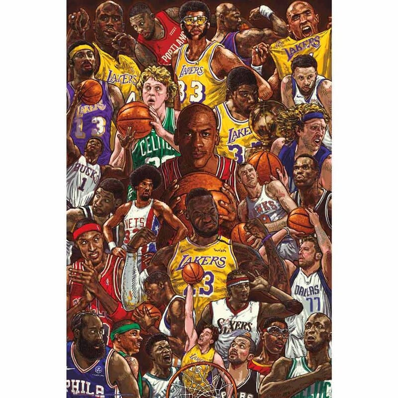 Michael Jordan - Poster Estrellas del Baloncesto | NBA