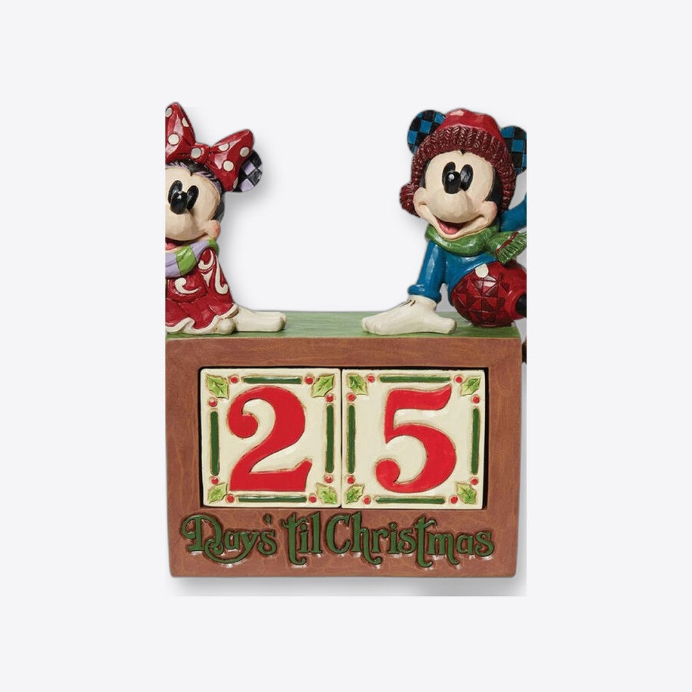 Figura enesco disney mickey & minnie calendario de navidad (imagen 5 de 6)
