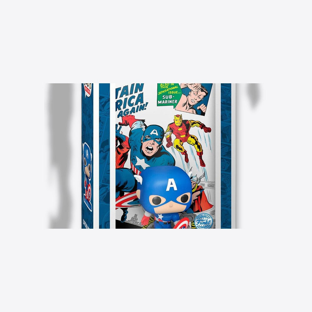 Funko Figura POP Comic Cover Marvel Avengers Capitan America (imagen 6 de 6)