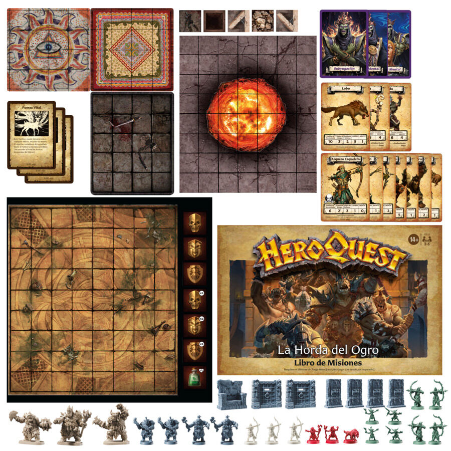 Hasbro Expansion juego mesa La Horda del Ogro Heroquest español (imagen 4 de 8)