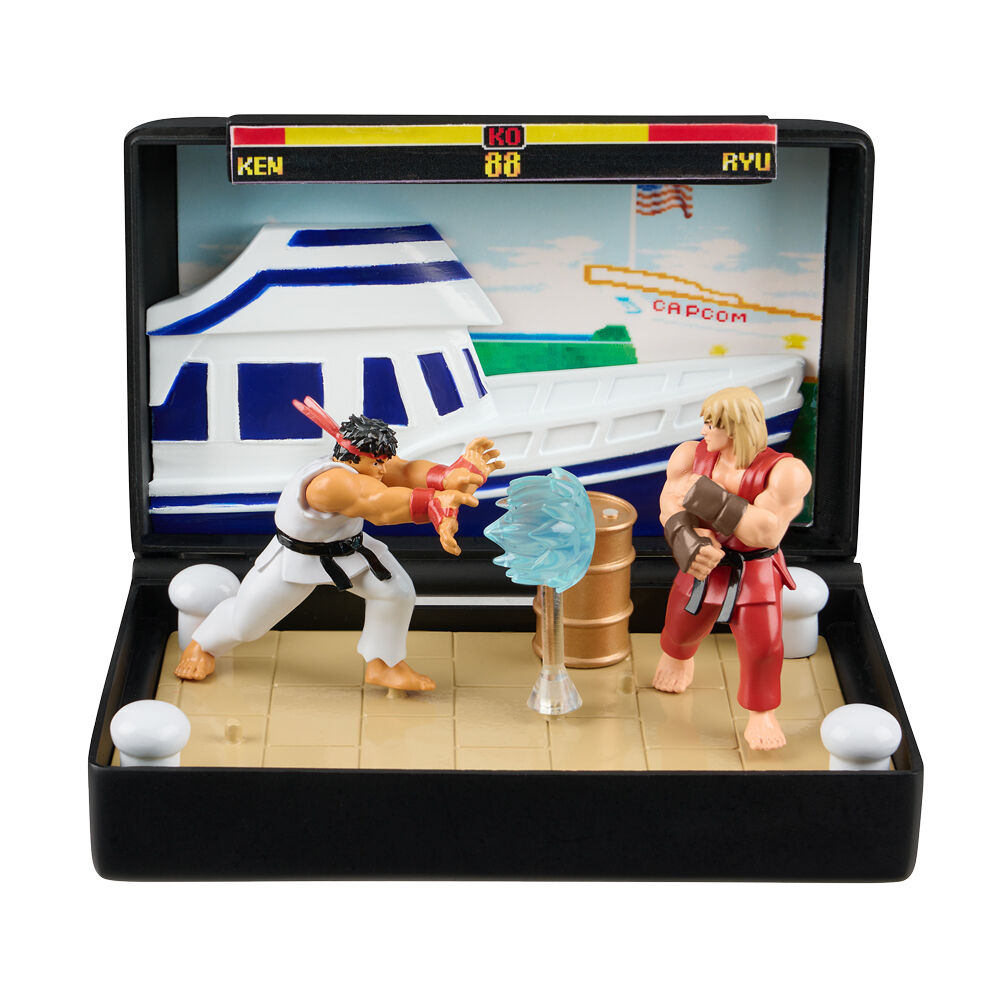 Street Fighter Diorama Mega Drive Console Heroes