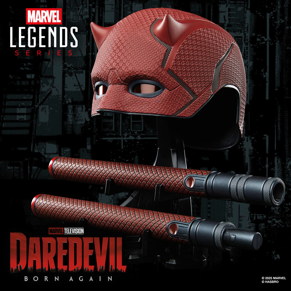 Marvel Legends Réplica Máscara + Bastón Daredevil Born Again