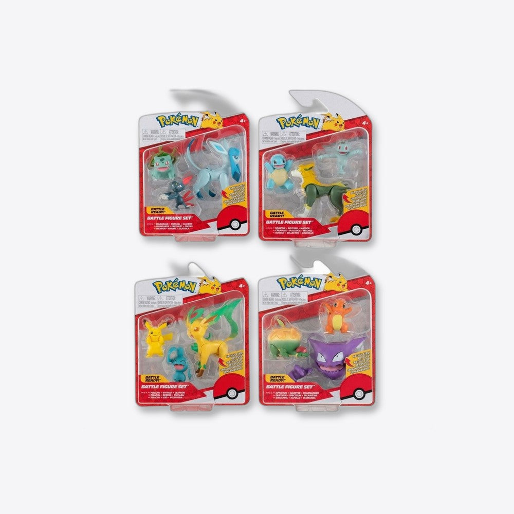 Jazwares Pack de 3 fuguras pokemon batalla ola 10 surtido de 4 (imagen 2 de 6)