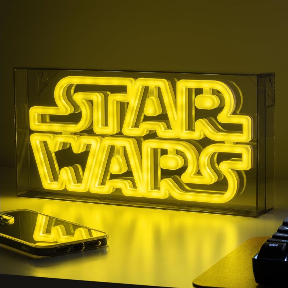 Star Wars Lámpara LED Neón Logo Paladone