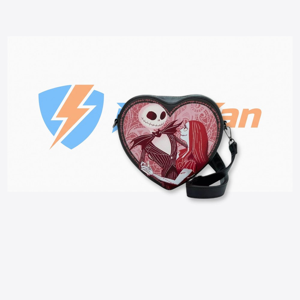 Bolso Bandolera Jack And Sally Heart Pesadilla Antes De Navidad Disney Loungefly (imagen 6 de 6)