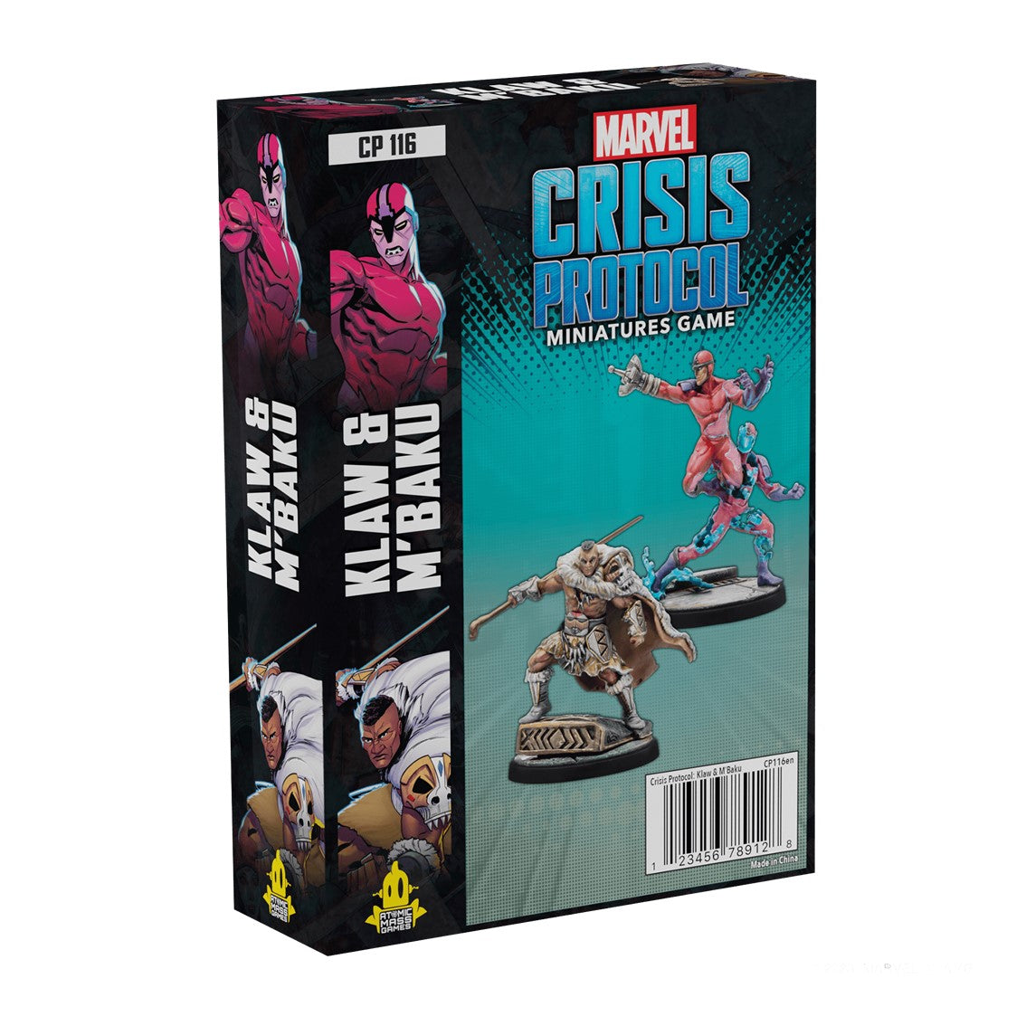 Asmodee Juego de mesa marvel crisis protocol klaw and m´baku (ingles)