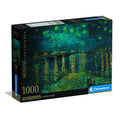 Museum Puzzle Noche Estrellada sobre el Ródano Van Gogh 1000 Piezas