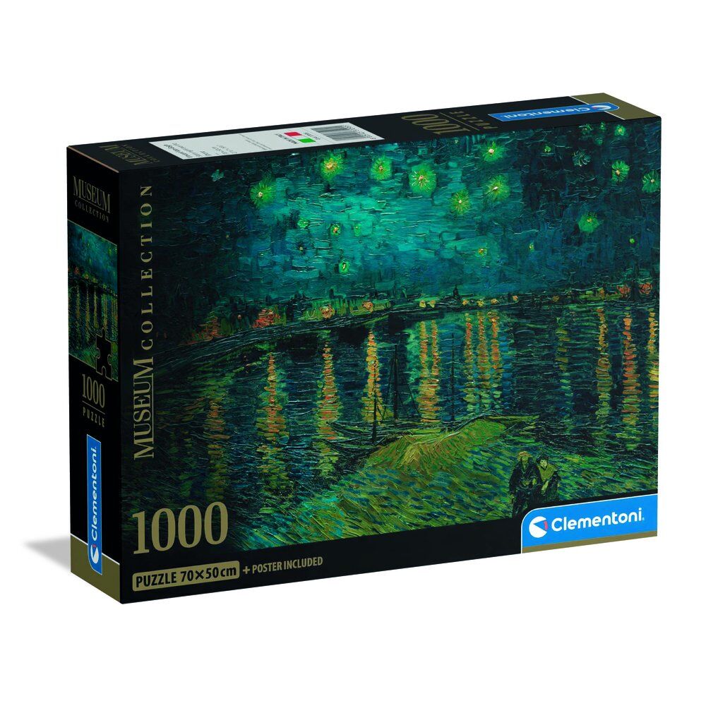 Museum Puzzle Noche Estrellada sobre el Ródano Van Gogh 1000 Piezas