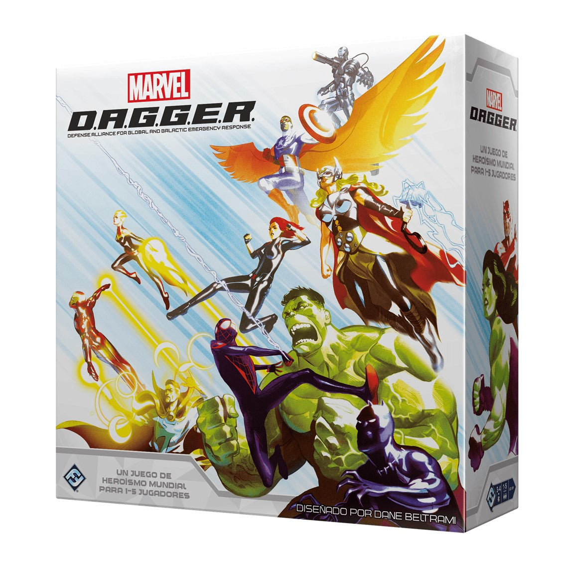 Asmodee Juego de mesa marvel d.a.g.g.e.r. edad recomendada 12 años