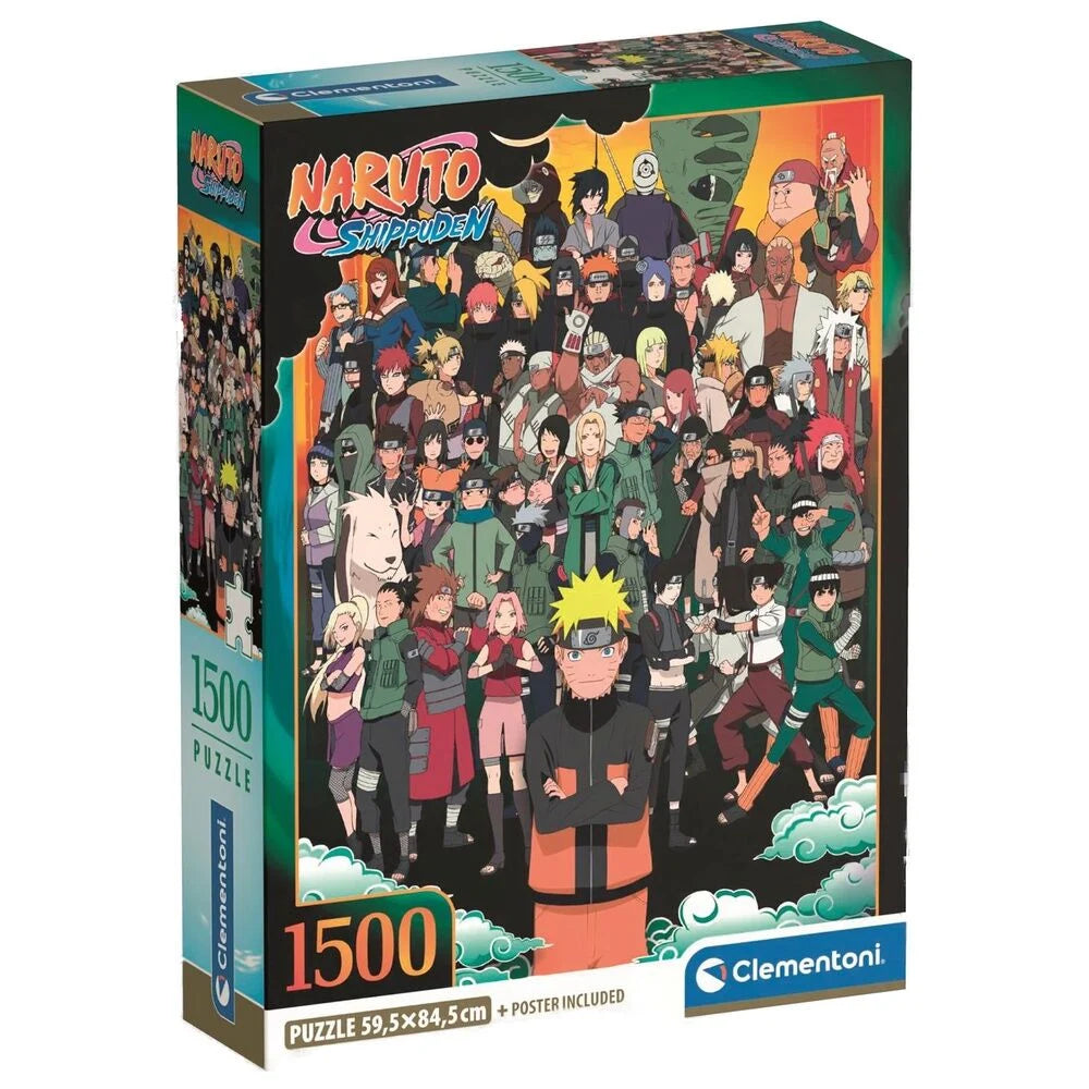 [Naruto Shippuden] Puzzle Ninja Épico 1500 Piezas (55 chars)