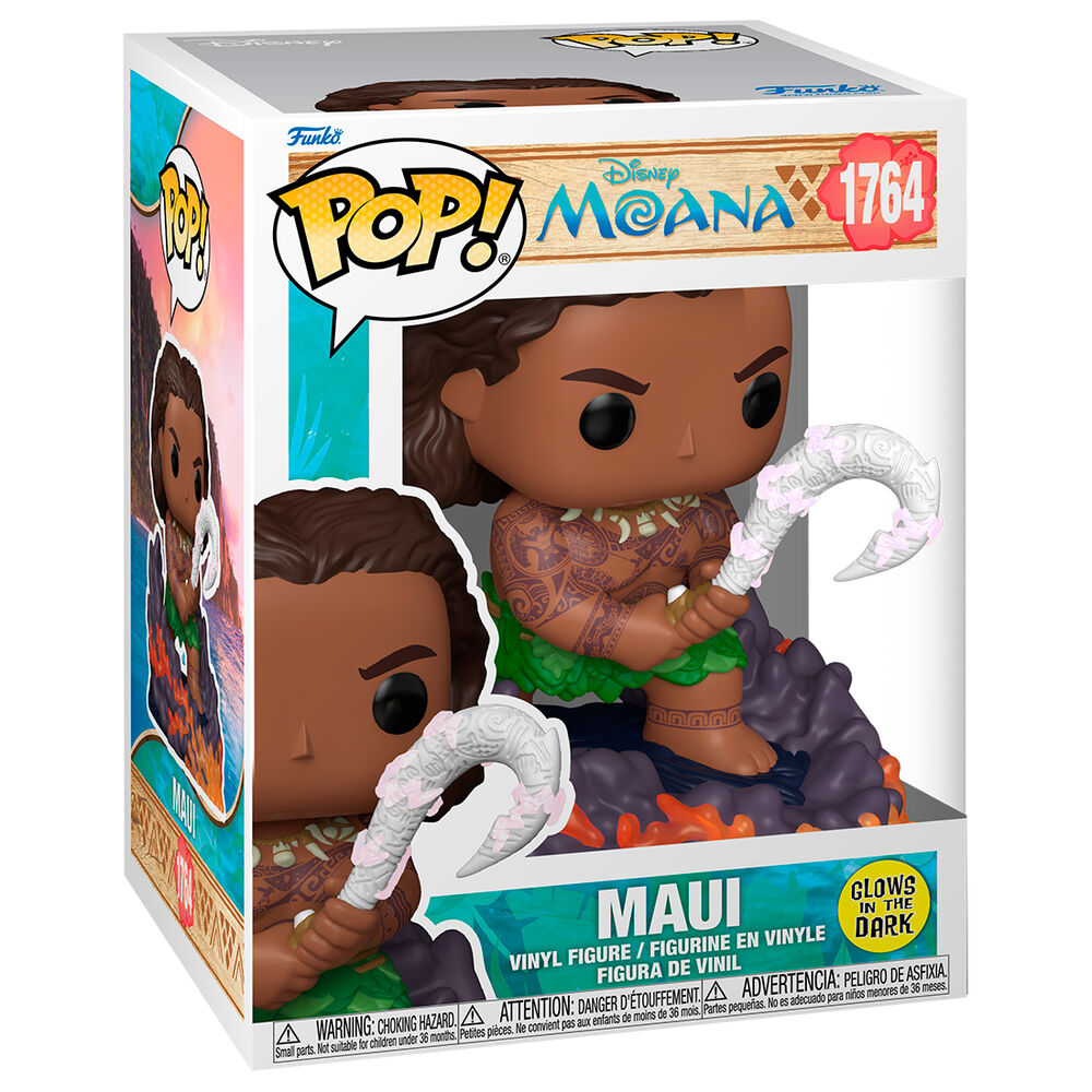 Disney Vaiana Moana 3 Figura POP Premium Maui Funko