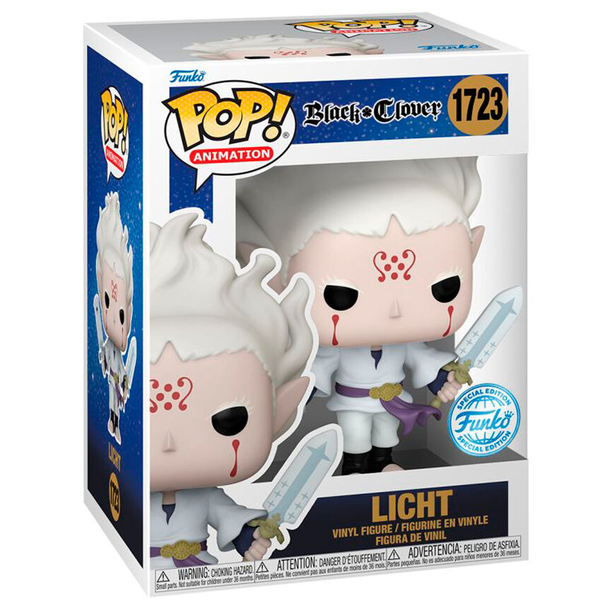 Funko Figura POP Black Clover Licht Exclusive