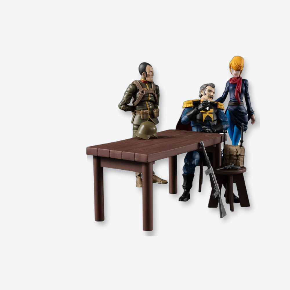 Figuras megahouse g.m.g mobile suit gundam principality of zeon team ramba ral set (imagen 4 de 6)