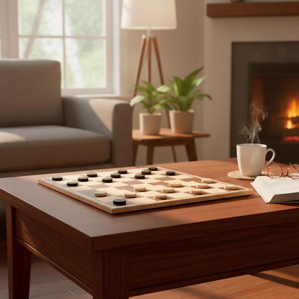 Clásico Juego de Mesa Ajedrez y Backgammon Estrategia