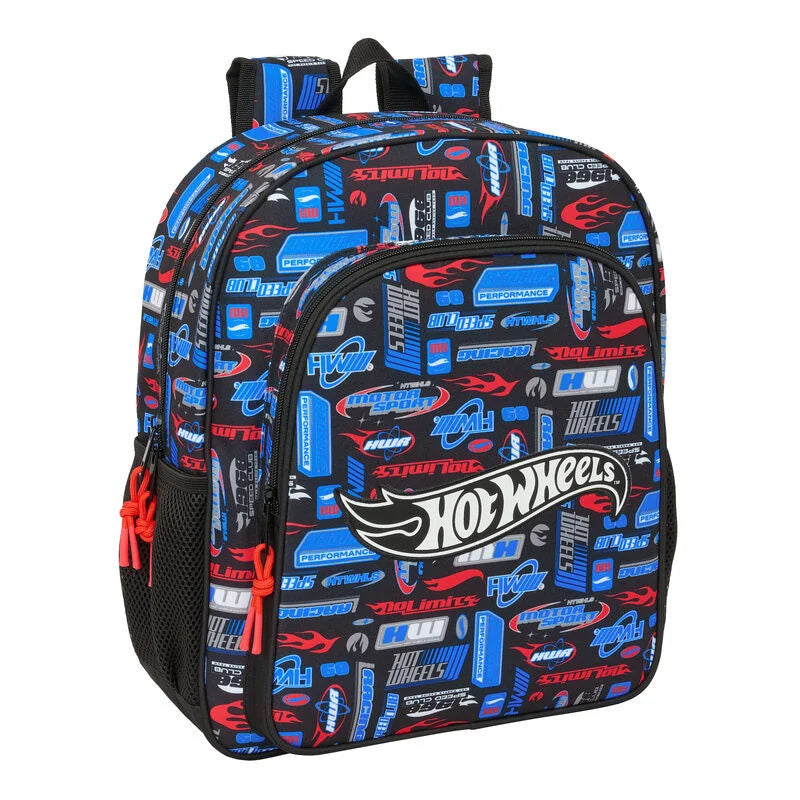 Safta Mochila Hot Wheels 38cm adaptable