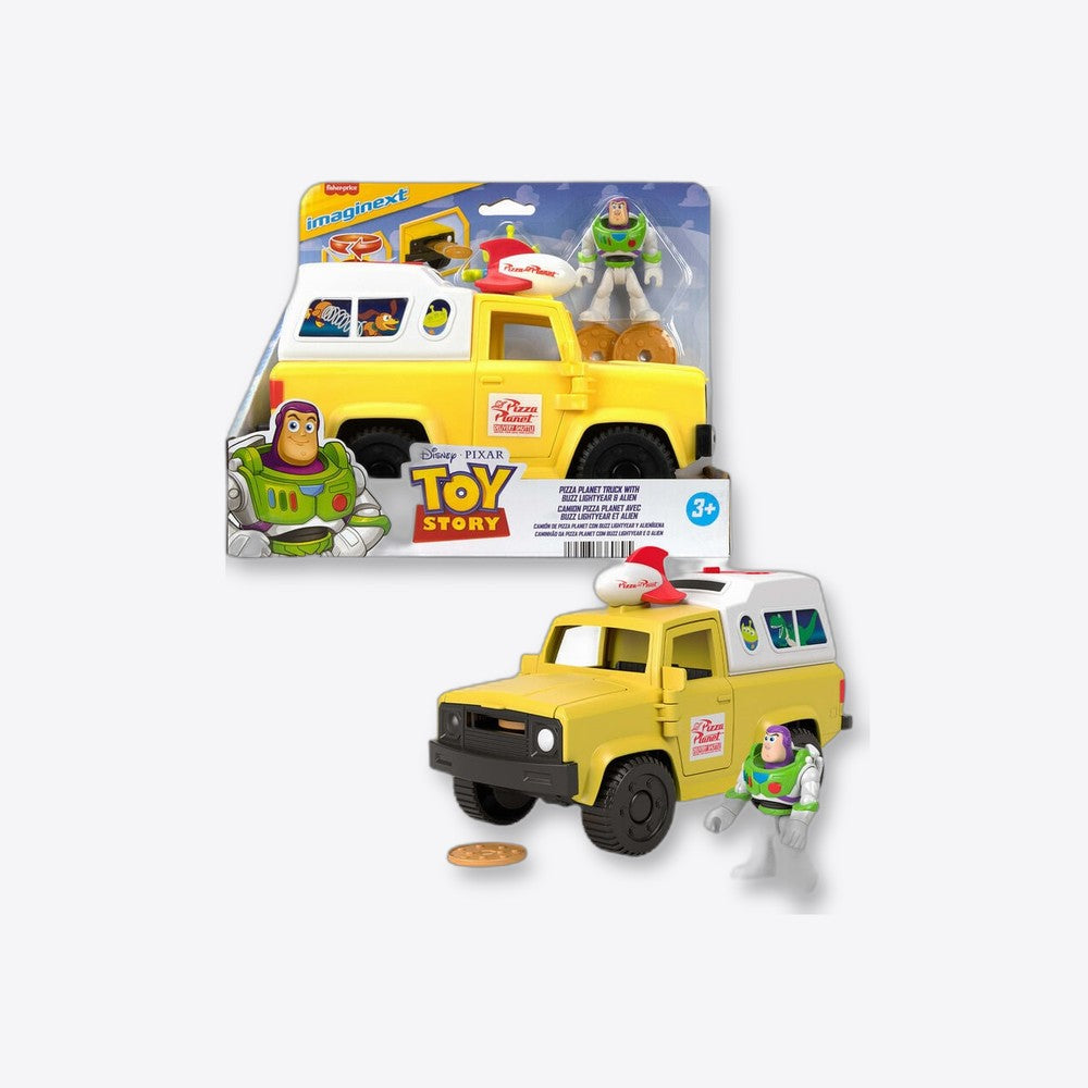 Fisher-Price Camion Pizza Planet + figuras Buzz Lightyear y Alien Toy Story Disney Pixar Imaginext (imagen 6 de 6)