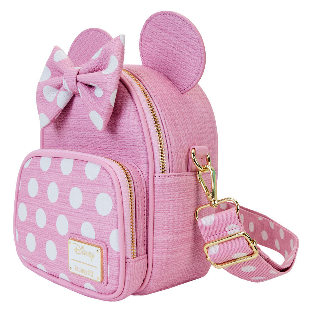 Mochila Straw Minnie Disney Loungefly 20cm (imagen 2 de 6)