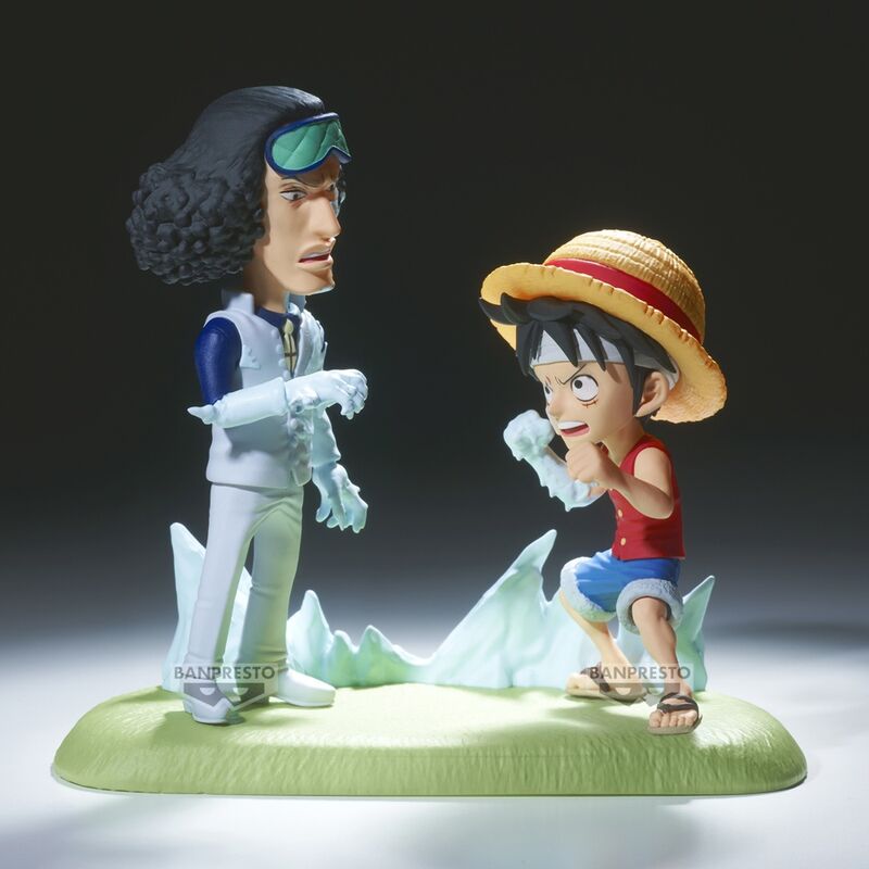 One Piece Luffy vs Kuzan Figura World Collectable Log Stories 9cm