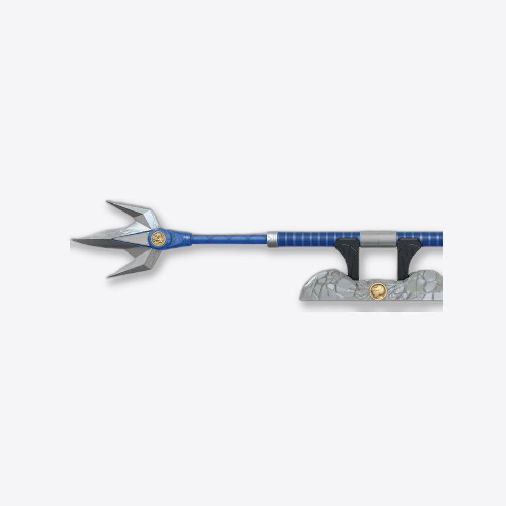 Replica hasbro escala 1:1 blue ranger lanza de poder deluxe power rangers lightning collection (imagen 3 de 6)
