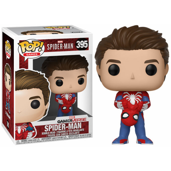 Marvel Figura POP Spiderman Unmasked - Funko Coleccionable
