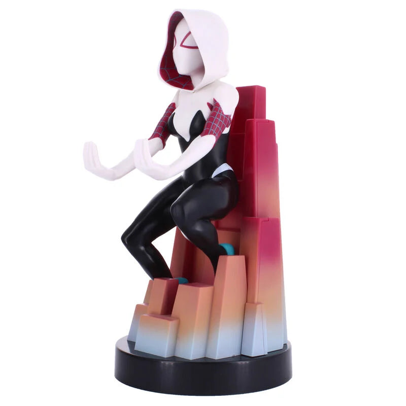 Spider-Gwen Marvel Cable Guy Soporte Figura 20cm Exquisite Gaming