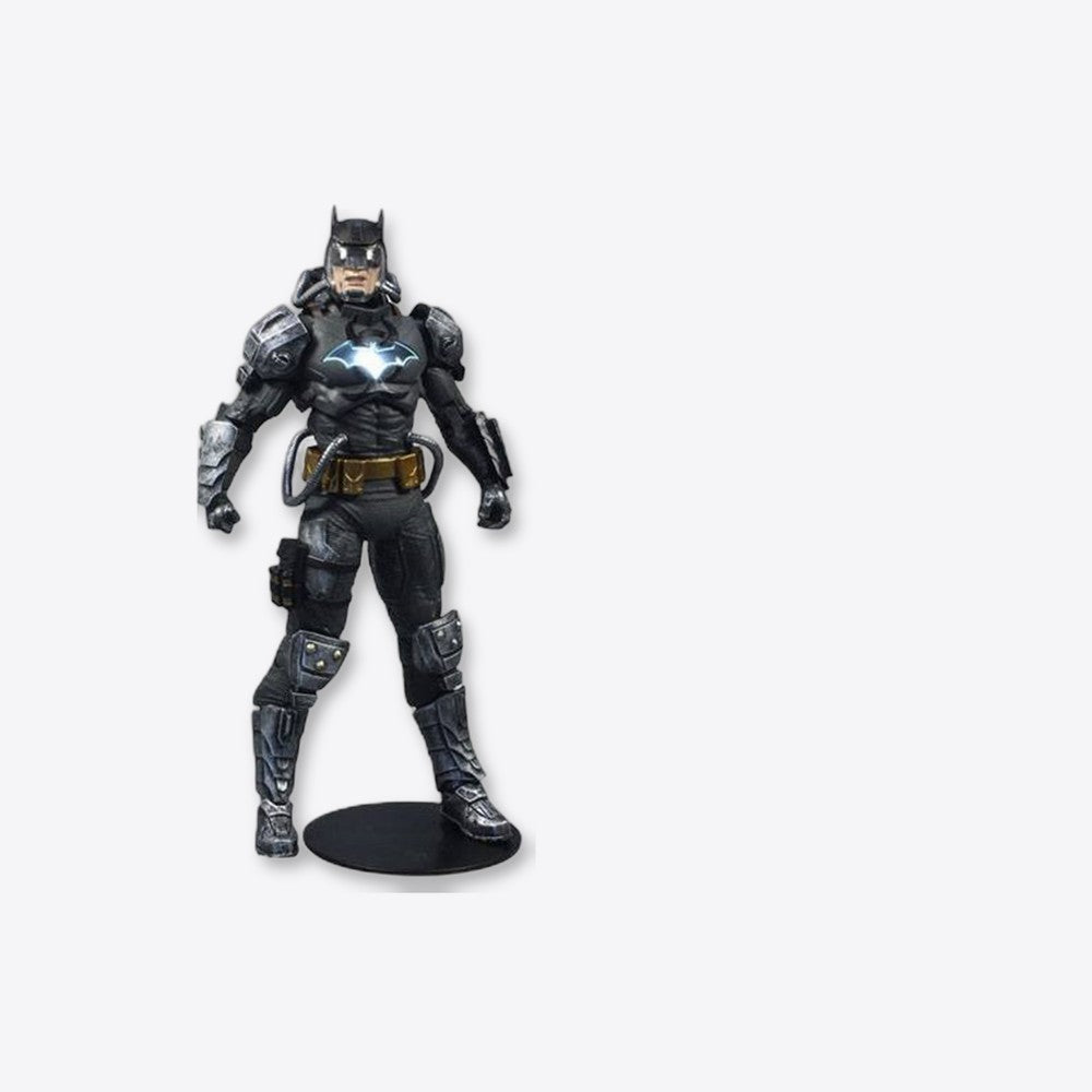 Figura mcfarlane toys dc multiverse batman hazmat suit gold etiqueta luz logo batman (imagen 6 de 6)