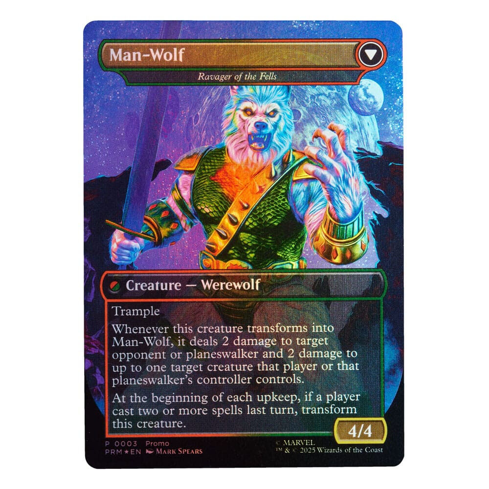 Hasbro Figura Man-Wolf Magic The Gathering Spider-Man Marvel 15cm (imagen 7 de 7)
