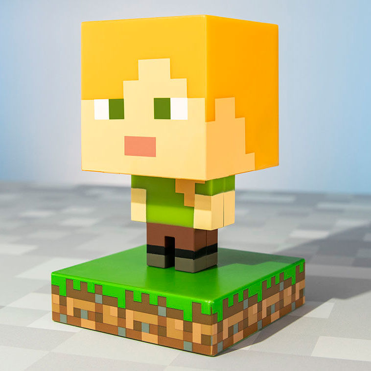 Lampara Icons Alex Minecraft - Lámparas | Paladone