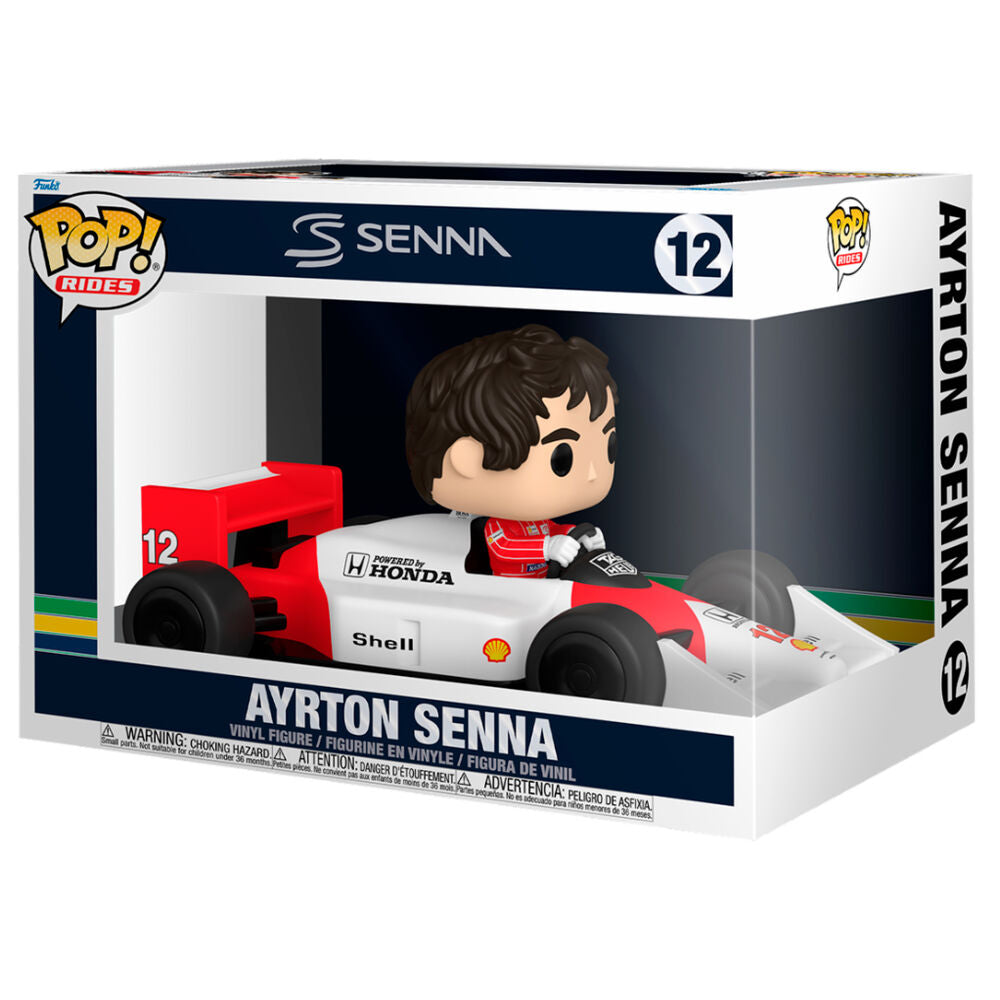 Funko Figura POP Rides Super Deluxe Formula 1 McLaren Ayrton Senna (imagen 2 de 3)