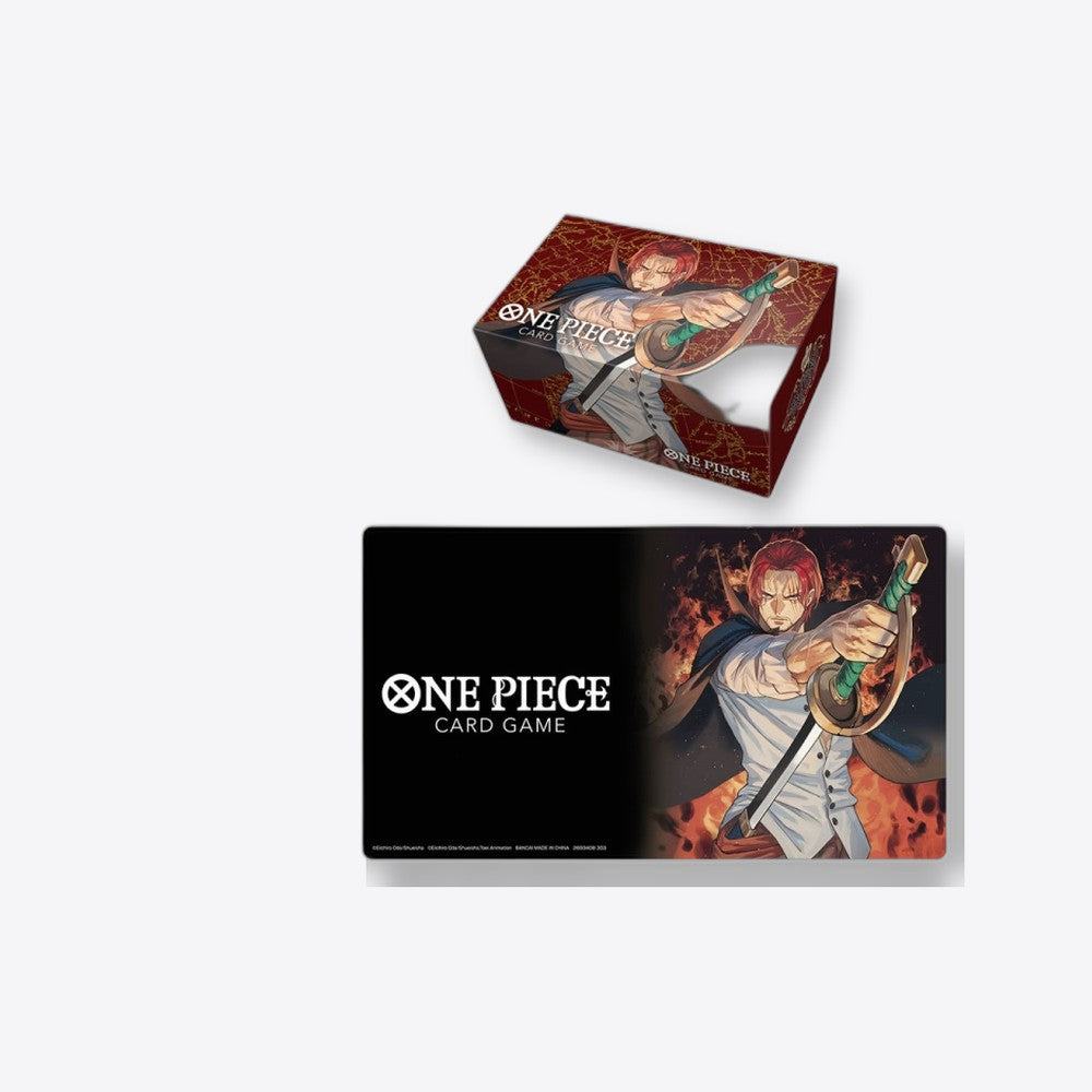Bandai Rojo Tapete y caja de almacenamiento one piece shanks (imagen 4 de 6)