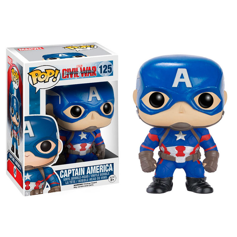 Capitán América - Figura POP Marvel Civil War | Funko