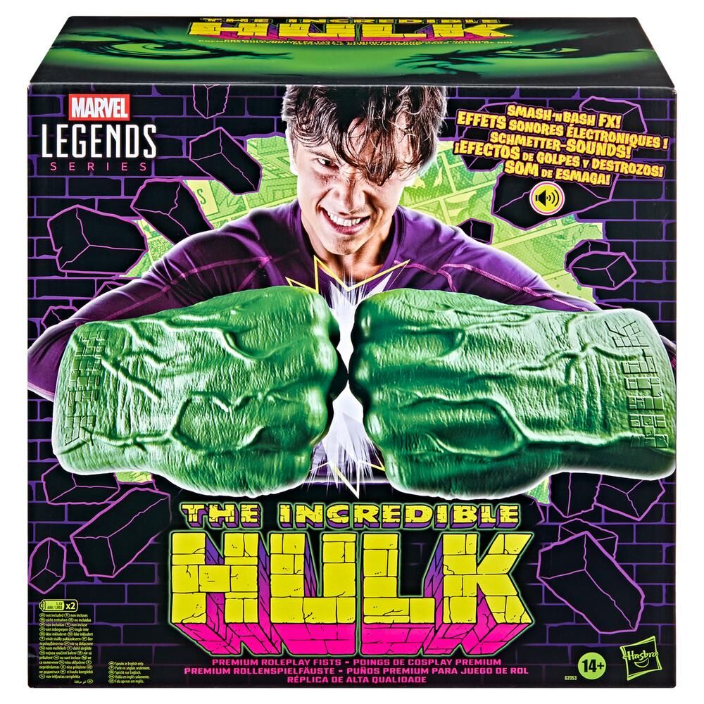 Hasbro Puños Premium El Increible Hulk Marvel Legends Series (imagen 6 de 7)