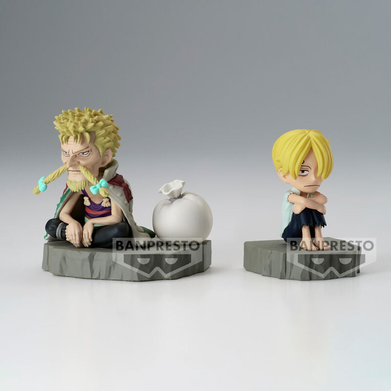 [One Piece] Figura Sanji & Zeff World Collectable Stories 6cm