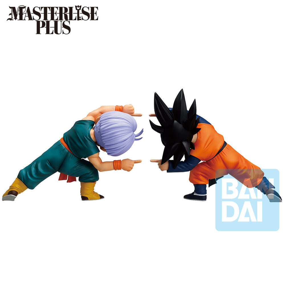Banpresto Set 2 Figuras Ichibansho Masterlise Son Goten & Trunks Battle of Super Saiyan Dragon Ball Z 9cm (imagen 4 de 5)